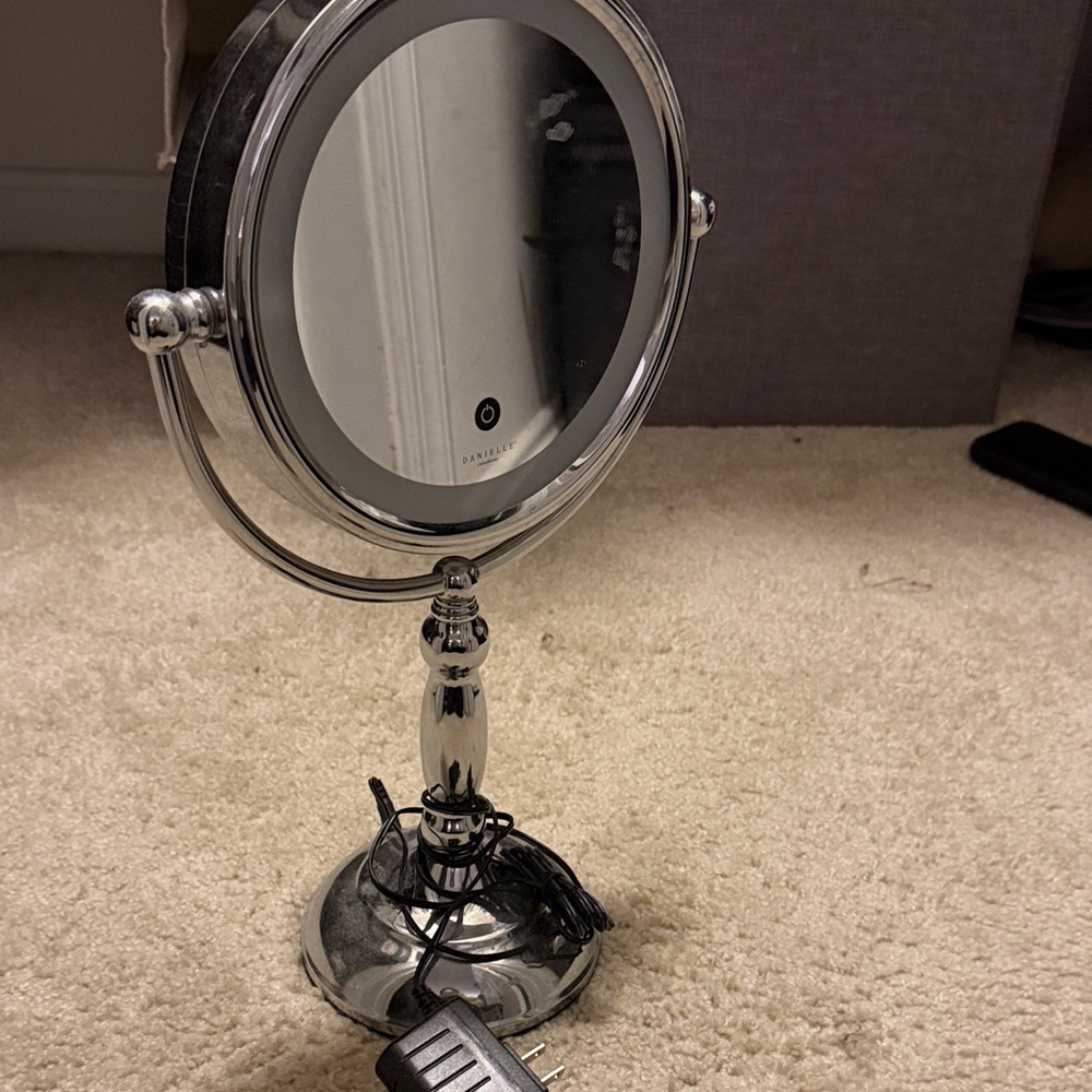 Elegant Silver Vanity Mirror